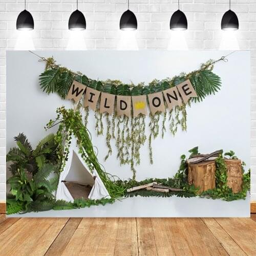 Yeele Photozone Baby Shower Birthday Backdrop Green Grass Tent Party Decor Background Photographic Photography For Photo Studio