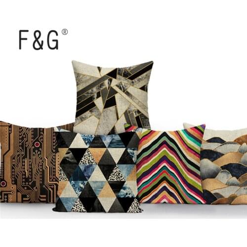 Geometric Square colorful Home Textile Cushion Covers Decorative soft seat car linen morocco vintage suit almohada