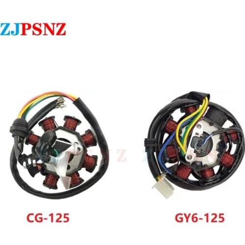 Motorcycle Ignition Magneto Stator Coil for GY6 CG 125 150 KTM 250 XCF-W EXC-F XC-F XCF-W CHAMPION EDIT XCF-W 5 Wire 8 Poles