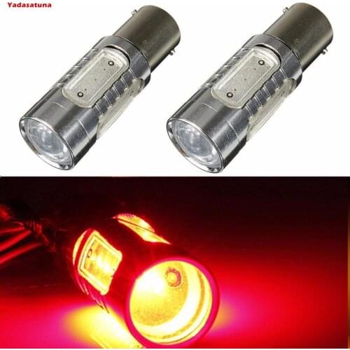 2PCS High Brightness 7.5W S25 1156 BA15s Red P21W 382 12V Auto Stop Light Car Bulb Miniature Bulb Indicator Lamp No Error