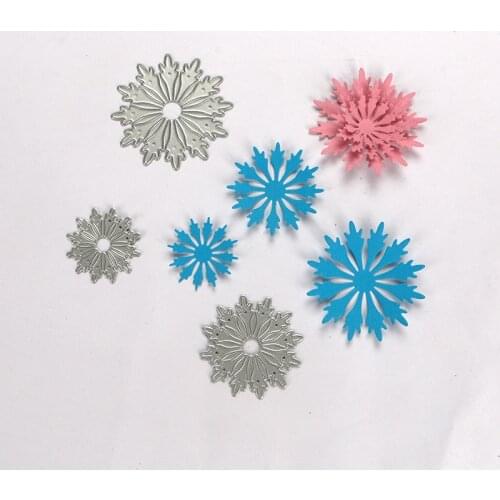 DUOFEN METAL CUTTING DIES 2019 New 3pcs flowers stamens stencil for DIY papercraft projects Scrapbook Paper Album