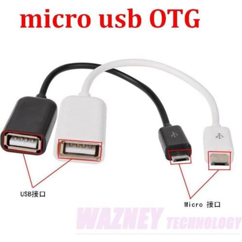 Micro USB OTG cable Micro USB To Female USB Host Cable OTG Mini USB Cable For Tablet PC Mobile Phone MP4 MP5 3000pcs/lot