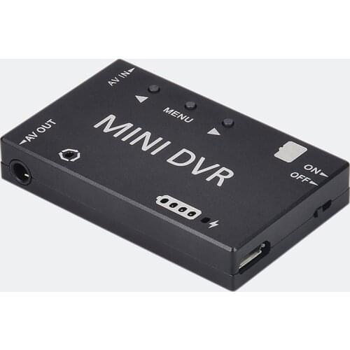 Mini FPV DVR Module NTSC/PAL Switchable Built-in Battery Video Audio FPV Recorder for RC Racing FPV Drone Quadcopter Models