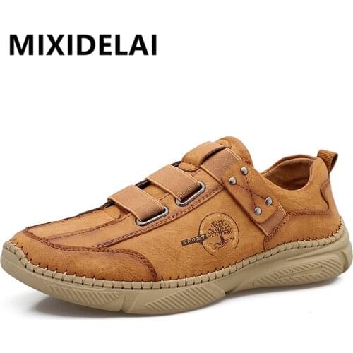 New Fashion Casual Shoes Loafers Quality Leather Mens Shoes Men Flats Moccasins Shoes Comfortable Driving Shoes Big Size 38-46