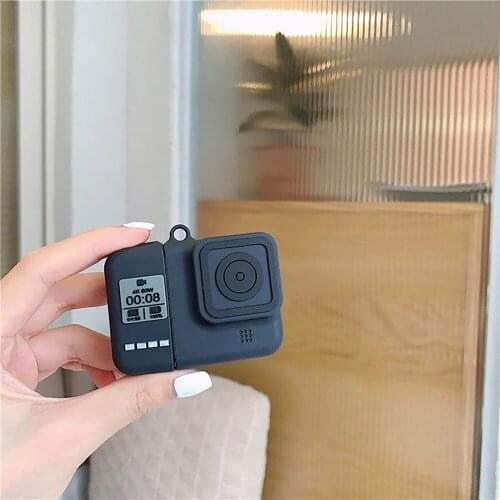 For Airpods 1/2 Airpods Pro3 Bluetooth Earphone Sport Camera Style Earphone Shell Soft Case Protective Cover