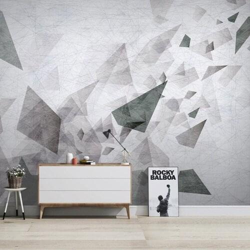 Custom 3D Wallpaper Nordic Abstract Geometric Modern Living Room TV Background Wall Art Mural Papel De Parede Home Decor Fresco