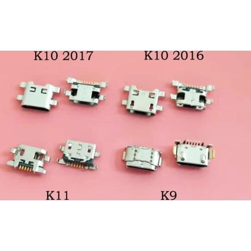 50pcs/lot USB Charger Jack Connector Socket Data Charging Port Tail Plug For LG K9 K11 K10 K4 2017 K10 2016 K12