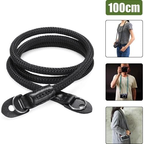 HandMade Rope Camera Strap Leather Braided Shoulder Neck Strap Blet for Leica Sony Digital Camera Sport Action Camera Hand Rope
