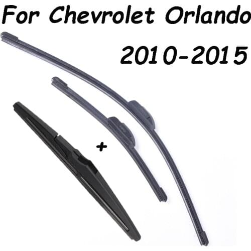 Front & Rear Wiper Blades For Chevrolet Orlando From 2010 2011 2012 2013 2014 2015 To 2018 Car Windshield Wipers Car Styling