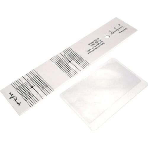 Pickup Calibration Distance Gauge Protractor Record LP Vinyl Turntable Phonograph Phono Cartridge Stylus Alignment Adjust Tool