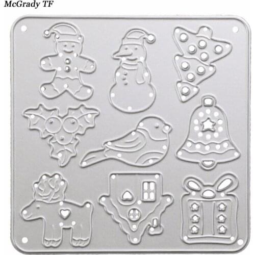 1PCS Christmas Metal Die Cutting Dies For DIY Scrapbooking Photo Album Embossing Folder Stencil Cutting Dies