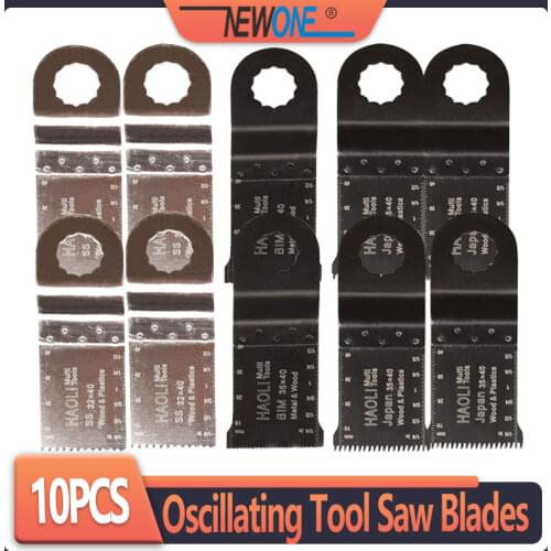 10pcs Oscillating Power Tool Saw Blade Accessories for Most Brand of Multi Tool as AEG Ridgid Worx,Fein Supercut ,High Quality