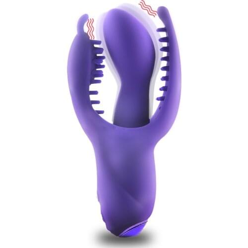 10 Speeds G Spot Vibrator Waterproof Triple Clitoris Stimulator Oral Clit Vibrators Intimate Adult Sex Toys For Women