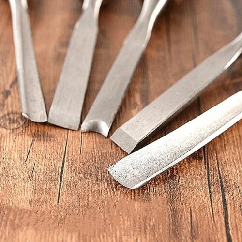 12pcs/set Handmade Wood Carving Set Woodworking Tools Chisel Kit Carving Chisel Woodworking Hand Tools