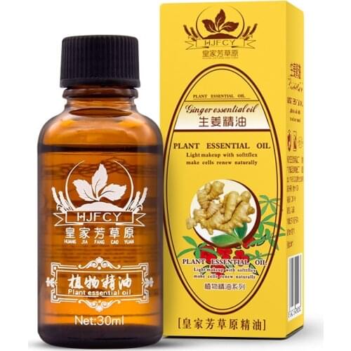 30ml Plant Therapy Lymphatic Drainage Ginger Oil Natural Oil Antiperspirant Body Care Ginger Oil Body SPA Relax TCZ31C1