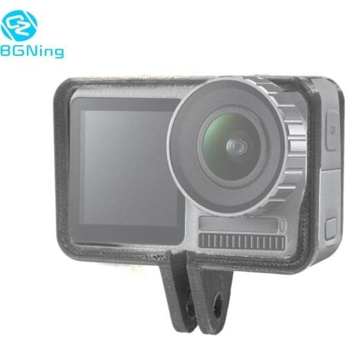 BGNing 3D Printed PLA Protective CaseHousing Shell Cover for DJI OSMO Action Camera Frame Protector for Go Pro Max Black