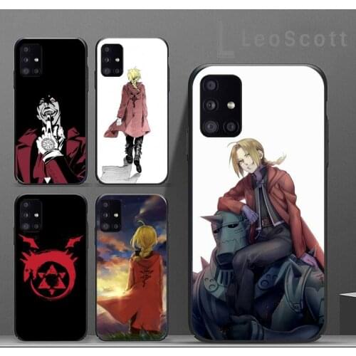 Fullmetal Alchemist FMA Brotherhood Phone Cases For Samsung A50 A51 A71 A31 A21S S8 S9 S10 S20 S21 Plus Fe Ultra 4G 5G