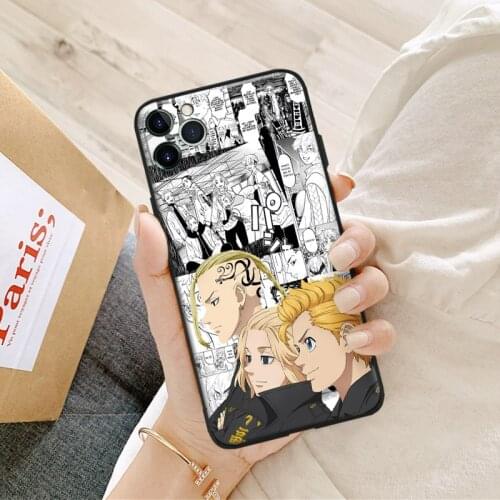 Tokyo Revengers Anime Glass Soft Silicone Phone Case FOR IPhone SE 6s 7 8 Plus X XR XS 11 12 13 Mini Pro Max Cover Shell