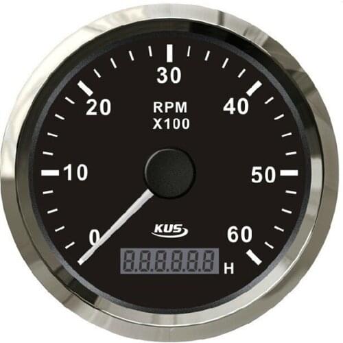 85mm 6000rpm digital engines generator truck tachometer for diesel vehienlar motorcycle auto car boat marine yatch instrument