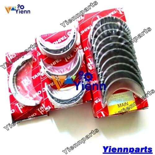 S3D84-3 S3D84-5 Crankshaft Main Connecting Rod Bearing Set For Komatsu Excavator Tractor Diesel Engine Spare Parts