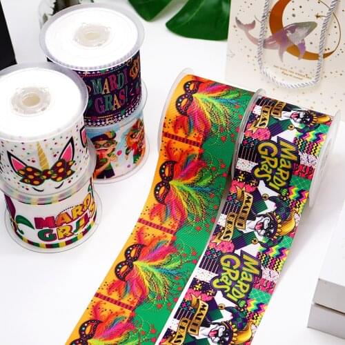 DIY Shrovetide Printed Grosgrain Ribbon For Craft Supplies Sewing Accessories 5 Yards, Planar Resins Mold 10 Pieces. 18243