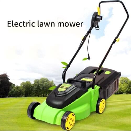 Electric Mowing Machine Electric Home Mowing Artifact Weeding Tools Lawn Mowing Gardens Hand Push Mow A Lawn Equipment 1600W