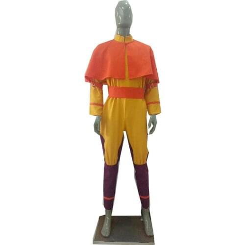2019 Customize for adults and kids Cosplay Costume Avatar The Last Airbender Bumi Avatar Aang Uniform Halloween
