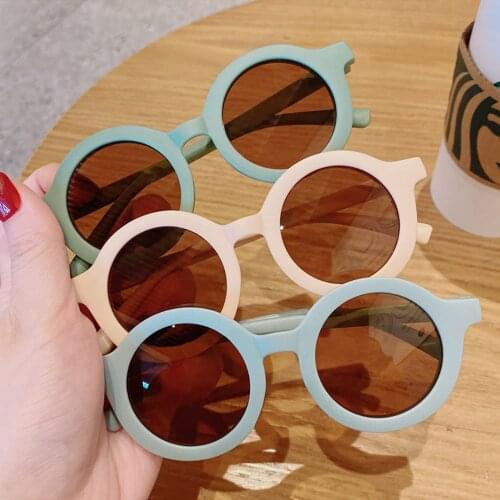 Fashion Round Kids Sunglasses Girls Boys Vintage Sun Glasses UV Protection Classic Children Colorful Eyewear Lentes De Sol Gafas