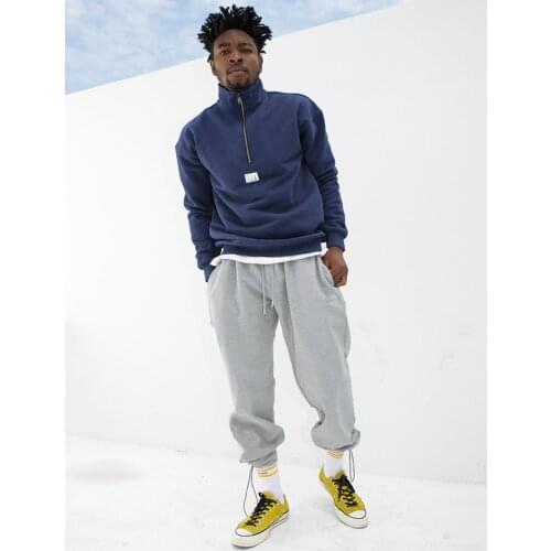 Mens Jogging Sports Pants Solid Color Drawstring Casual Fitting Cotton Sweatpants Trousers for Running Biking Exercise