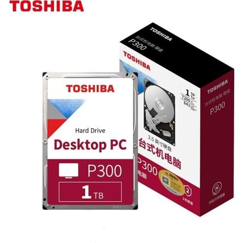 TOSHIBA 1TB 2TB 3TB 4TB 6TB Desktop hard drive 64MB cache 7200RPM SATA3 interface P300 series 3.5-inch hard drive (HDWD130)