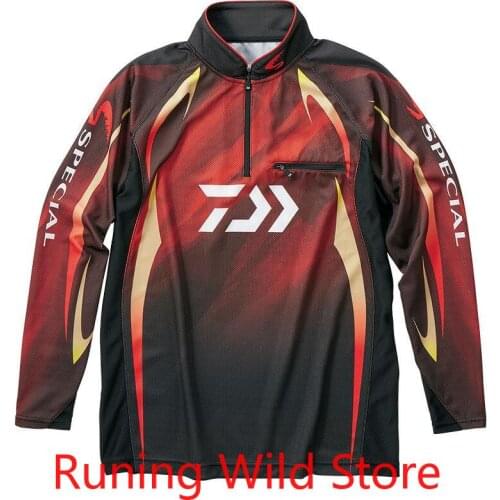 DAIWA 2020 New Long Sleeves Fishing Clothing Jersey Anti-UV Breathable Sportswear Fishing Clothes Sets Fishing Shirt