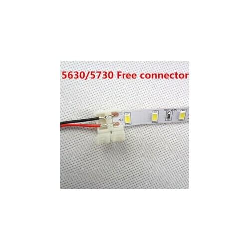 Wholesale 2015 New Lighting Accessories for 5050/5630/5730 Width 10MM LED Strip Connector, Without Welding