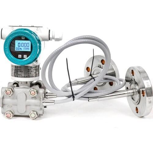 Double flange level transmitter with flat film 4-20ma
