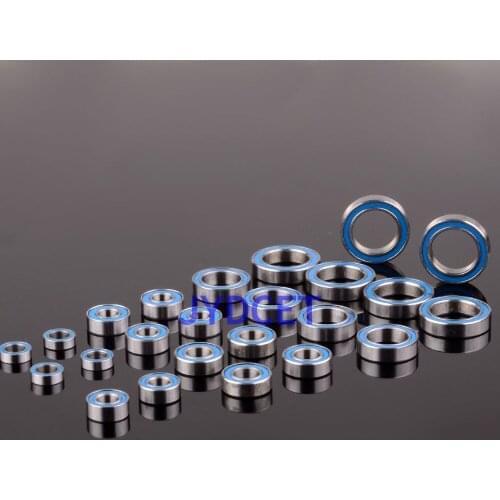 Bearing-7 Blue Rubber Sealed Ball Bearing 24pcs For Team Losi TEN-SCTE Ball Bearing Kit