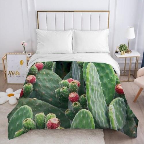 Luxury Duvet cover Quilt/Blanket/Comfortable Case 140x200 150x200 240x220 for Home 3D Bedding Print Nordic Cactus fruit