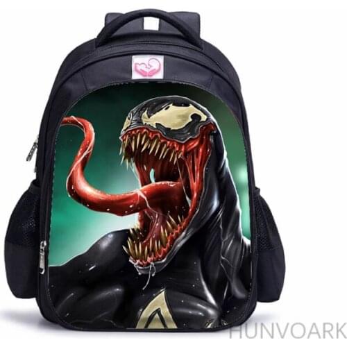 16 Inch Venom Backpack Fashion Book Bag for Kids Men Backpacks Boys Children Schoolbag Teenagers Mochila