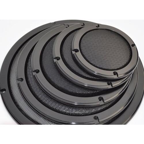 1pcs 1# 2/4/5/6.5/8/10 inch Black Speaker grille Car Subwoofer Dust net