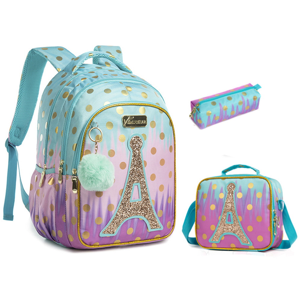 2021 School Bag Backpack for Kids Backpacks for School Teenagers Girls Sequin Tower School Bags for Girls Girls School Supplies