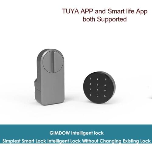 GIMDOW TUYA Bluetooth Gateway Smart Door Password Electric Hotel Bluetooth Apartment For Safe Security Digital Locker