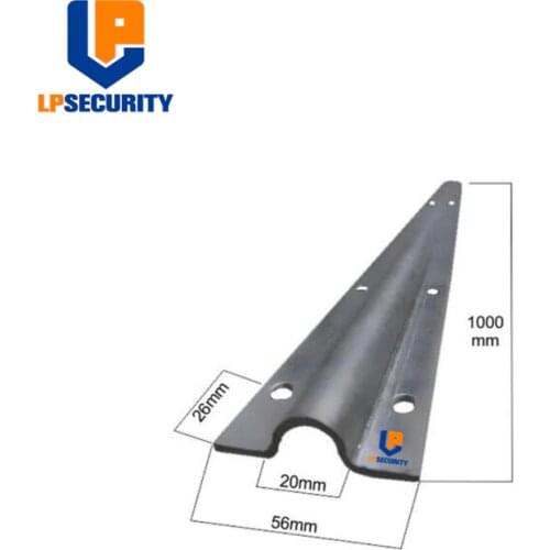 Heavy U-Track Galvanized Steel Sliding Gate Door Guide Rail Roller 1m per piece