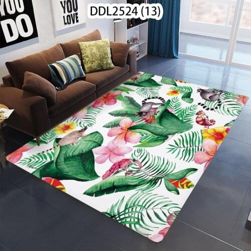 Green plant animal flower outdoor rug area rug large big rug for living room bedroom decor rugs for bedroom doormat Kitchen mat