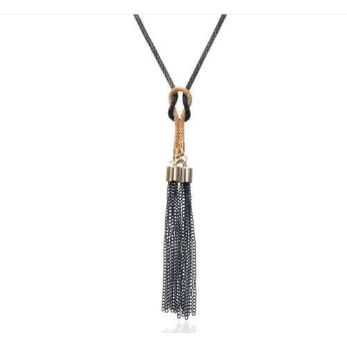 YLWHJJ Brand 2021 New Arrival Female Pendant Necklace Tassel Long Sweater Chain Necklace Women Necklaces Wholesale Sales