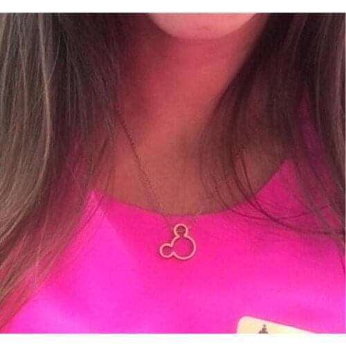 ZMZ 30pcs/lot 2018 popular fashion jewelry minimalist mouse pendant cute lovely elegant animal jewelry mothers day gift