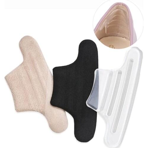 1 Pair Soft Silicone Insert Heel Liner Grips Silicone Gel Heel Protector High Heel Comfort Pads Feet Care Shoe Cushion Soft