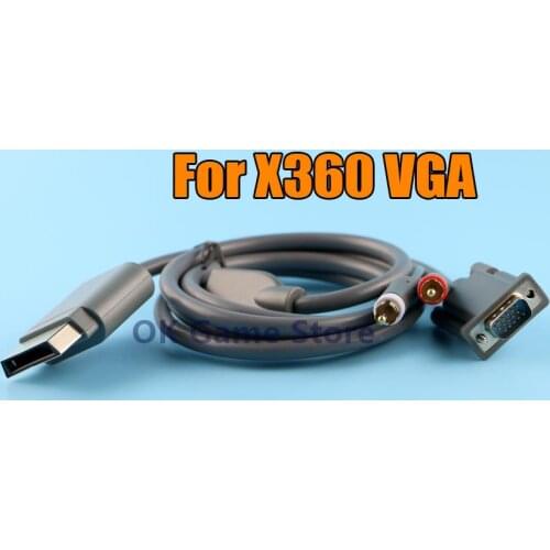 1pc For Xbox360 1.8 m HD VGA AV Cable With Optical Output HD VGA Audio/Video Cable For Xbox 360 Game Console