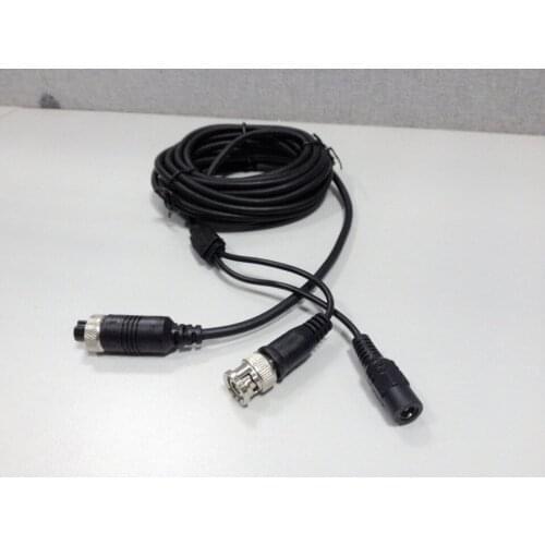 1pcs Aviation head to BNC / DC connector video extension cable extension cable