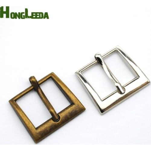 20pcs/lot inner width 21.5mm metal shoe buckle belt buckle pin buckle silver/bronze free shipping BK-067