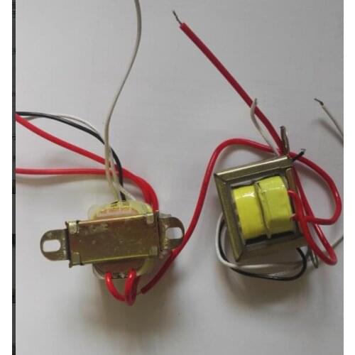 30W Power transformer Input(red): AC 220V 50Hz/output: double AC 12V
