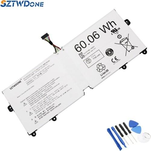 60.06WH SZTWDONE LBR1223E New Laptop Battery For LG Gram 13Z970 14Z970 15Z970 15Z975 7.7V 7800MAH