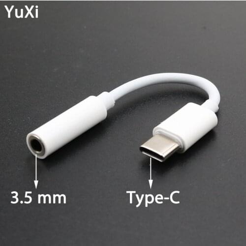 USB-C Type C male To 3.5mm Female Jack Headphone Cable Audio Aux Cable Adapter For Xiaomi Huawei Samsang Andorid Smart Phone